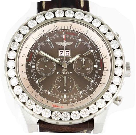 breitling bentley replica diamond bezel|breitling diamond bezel 55.